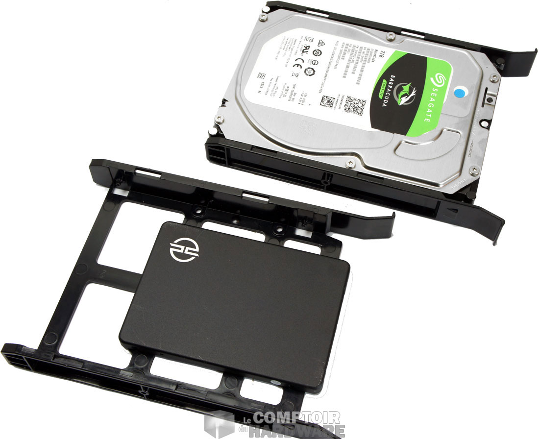 Les deux unités de stockage présentent dans le PC