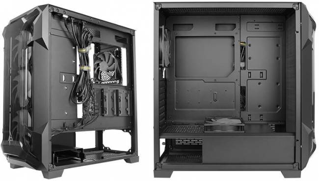 antec df600 flux dedans derriere