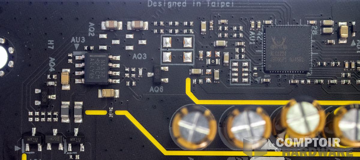 asrock b550 steel legend - circuit audio