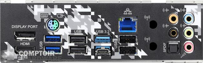 asrock b550 steel legend backplate