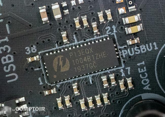 asrock b550 steel legend - gestion de l'usb