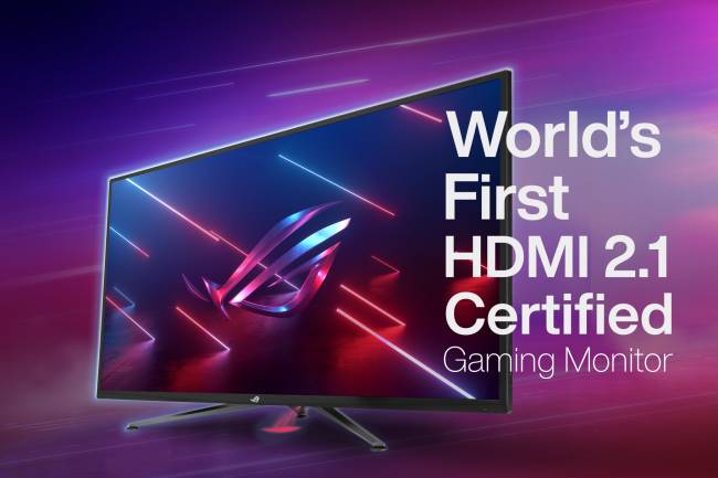 asus rog premier ecran hdmi 2 1 certifie