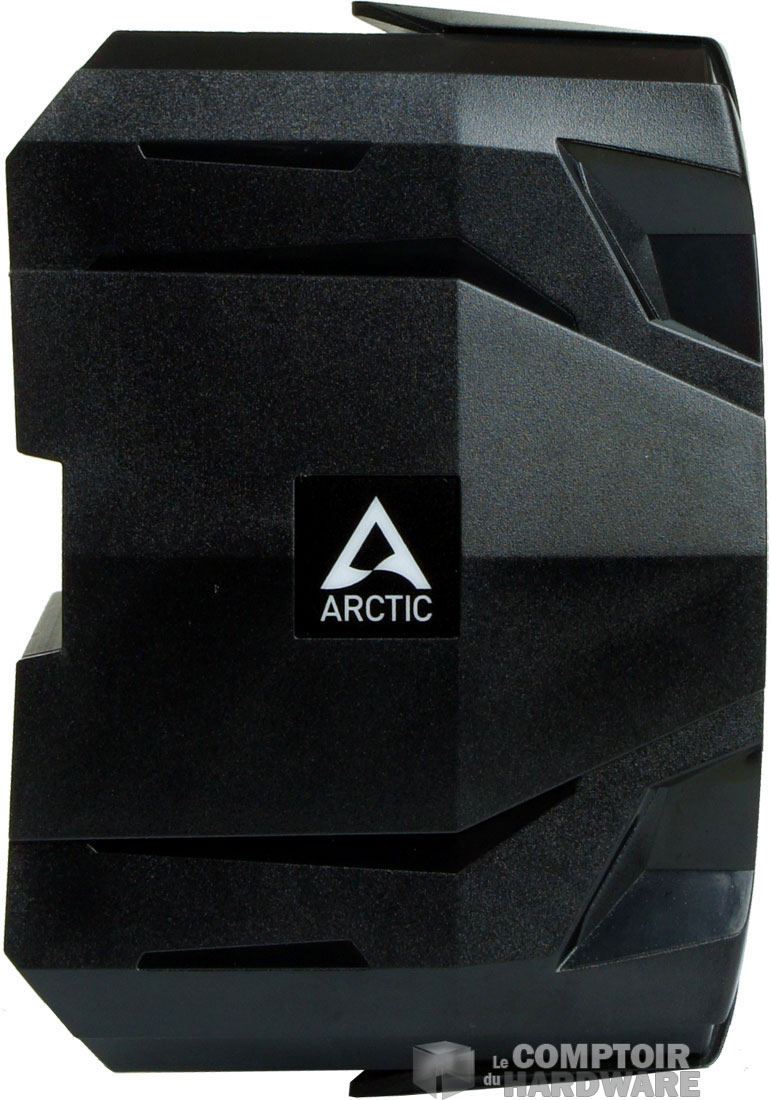 Vue de dessus avec le ventilateur en place