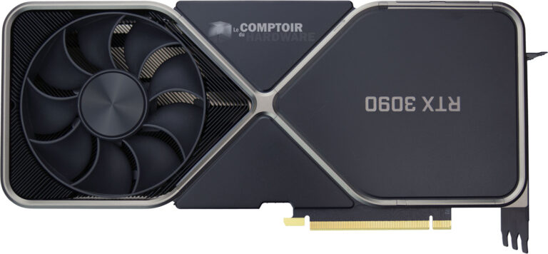 GeForce RTX 3090 Founders Edition : face arrière