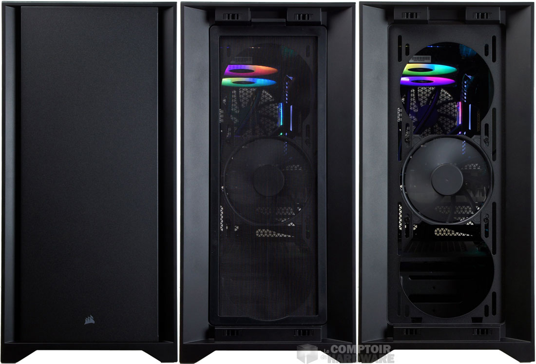 La façde du 4000D avec son panneau, son filtre et toute nue