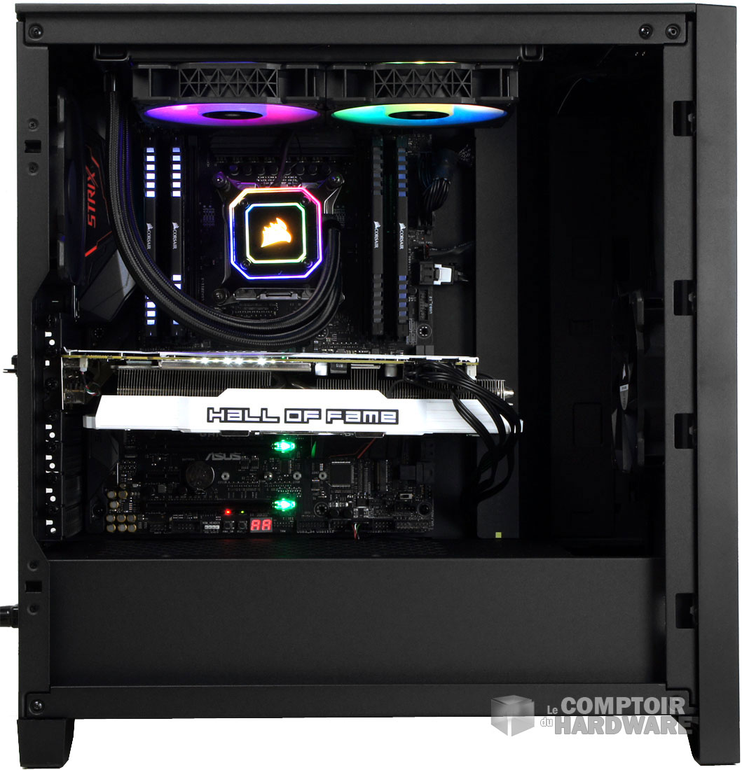 L'interieur côté carte mère du 4000D