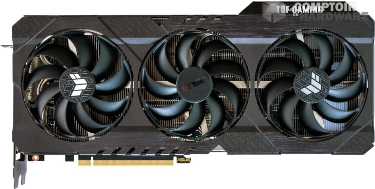 asus tuf gaming rtx 3080  - vue de face