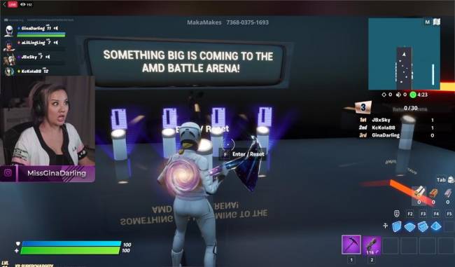 big navi teasing fortnite