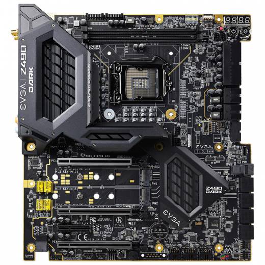 evga z490 dark kingpin face