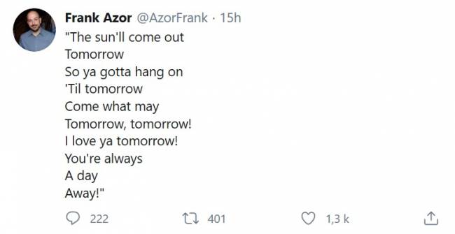 frank azor tweet1