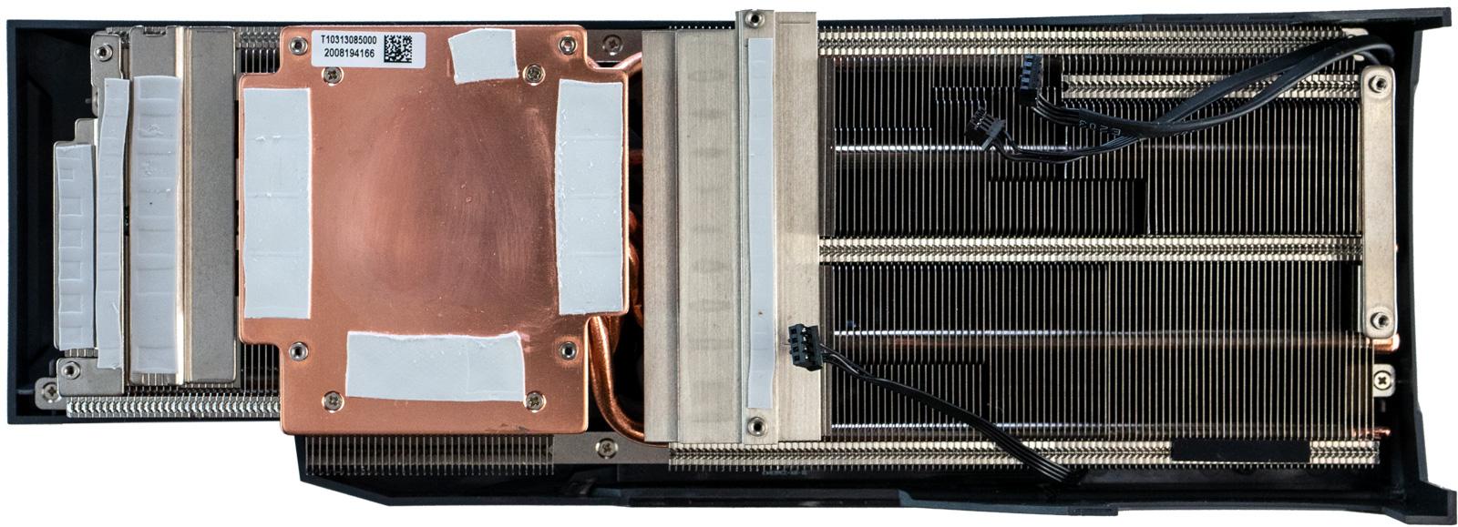 gigabyte rtx 3080 eagle oc - zoom sur le radiateur