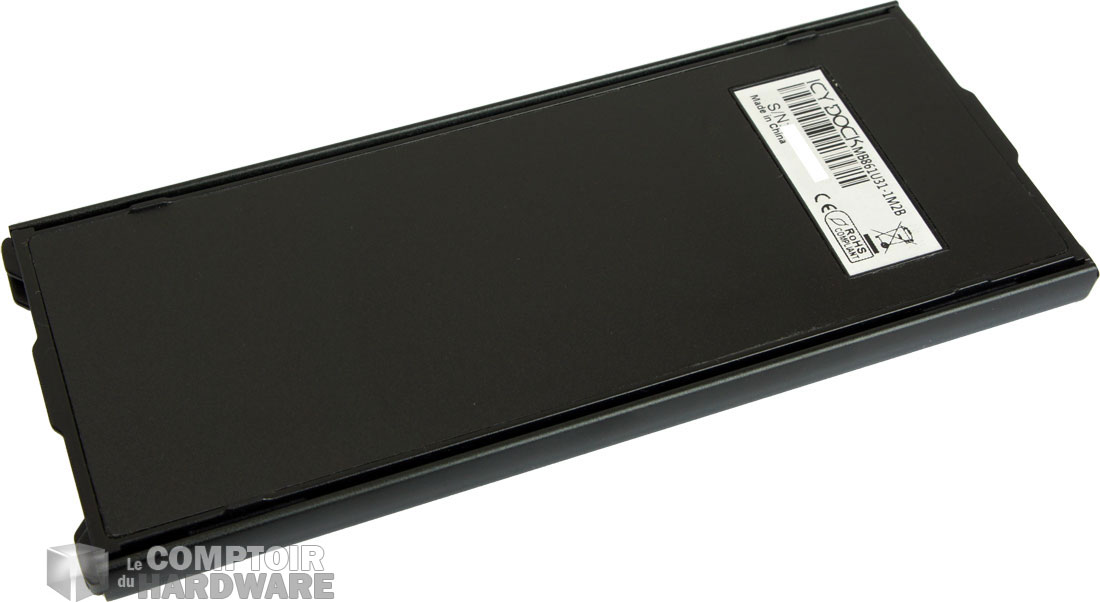 L'arrière du boîtier, en plastique cette fois