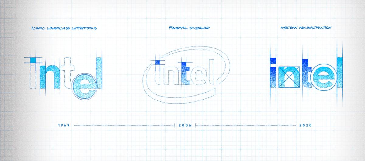 intel logo 1969 2020