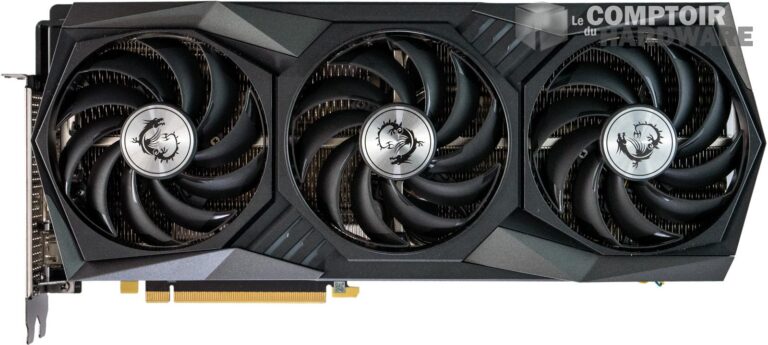 msi rtx 3080 gaming x trio - vue de face