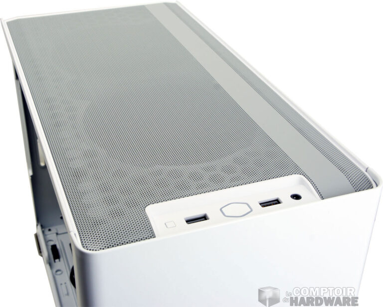 Le dessus du boîtier