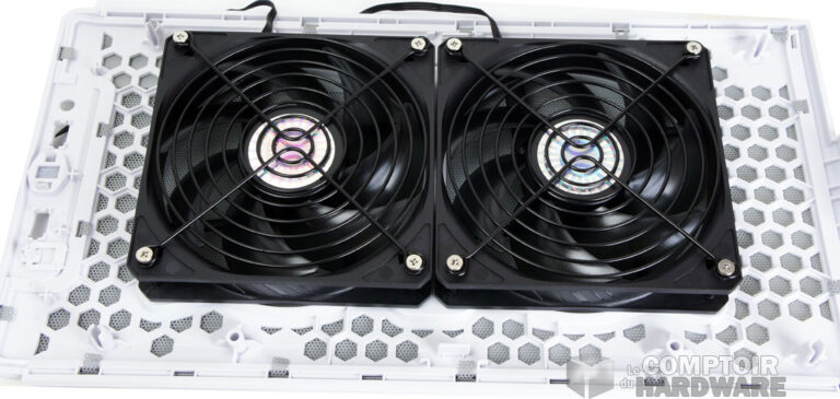 Le top équipé de la soufflerie