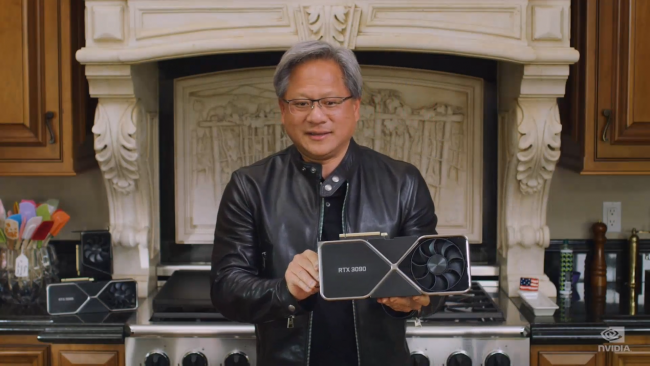 nvidia jensen prez rtx 3000