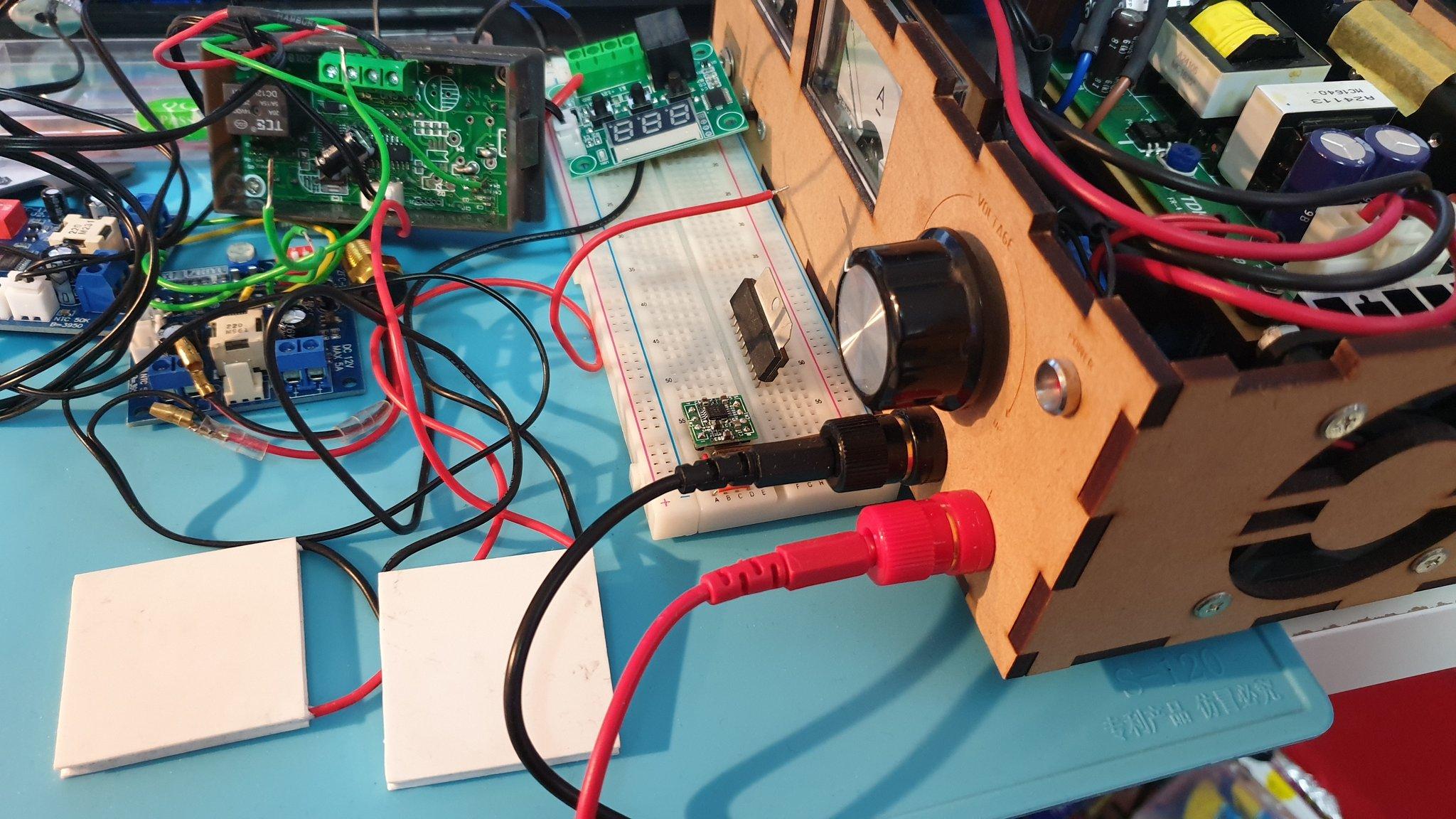 Un Peltier presque en action !