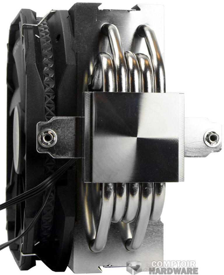 La base et ses 5 caloducs