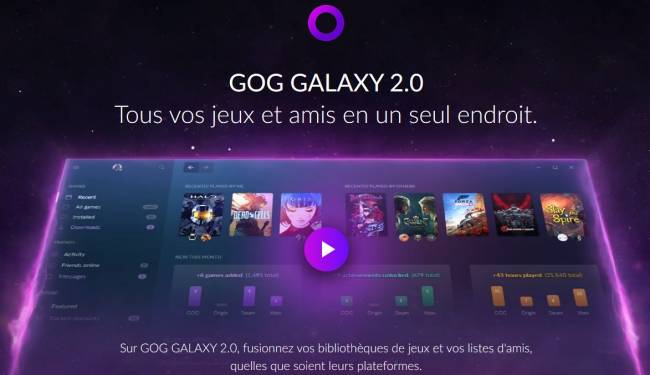 gog galaxy 2 0 fusion bibliotheque