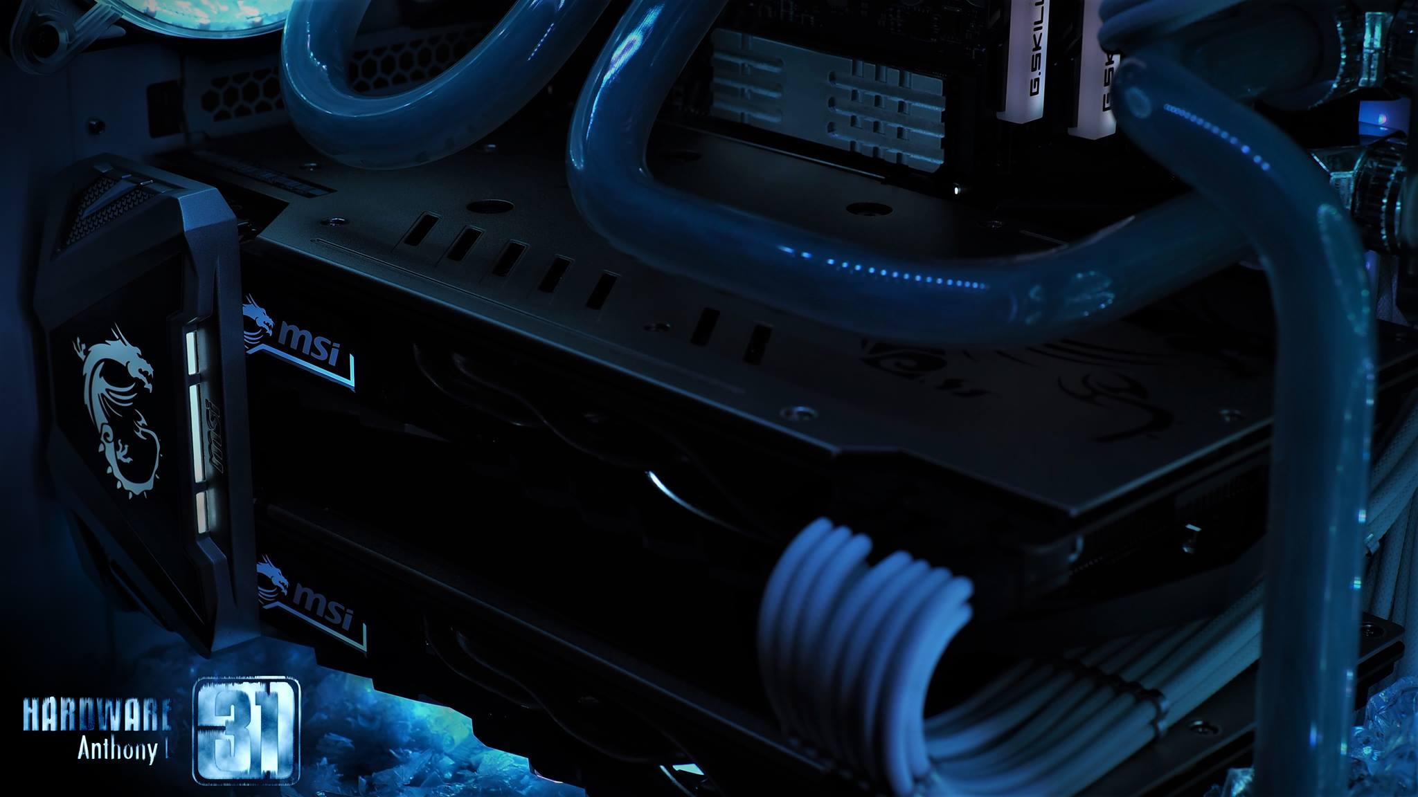 Le SLI de MSI Titanium...