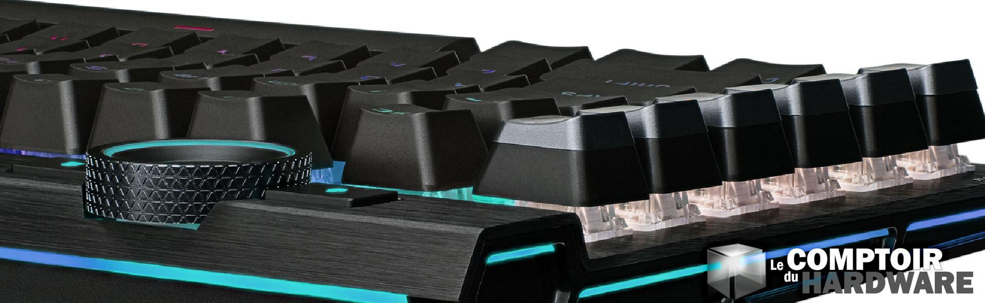 review corsair k100