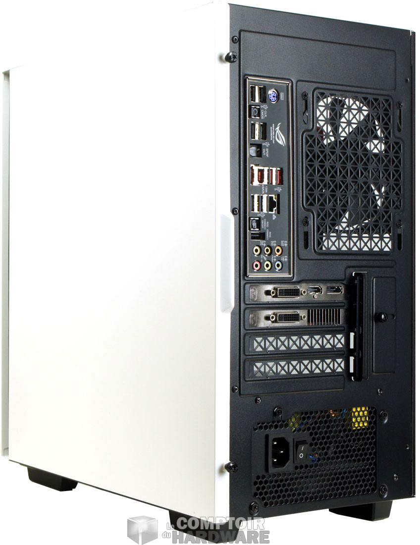 L'arrière du boîtier