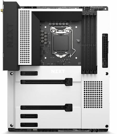 nzxt n7 z490 white