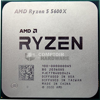 Ryzen 5 5600X face avant