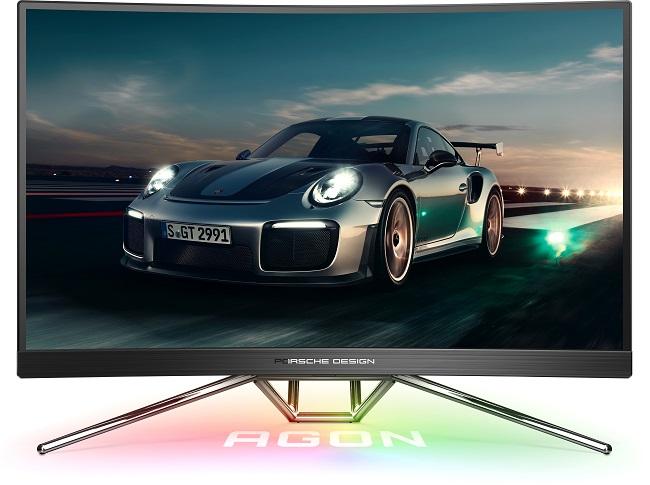 aoc porsche design pd27 agon logo
