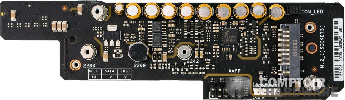 asus rog strix z490-i - système audio