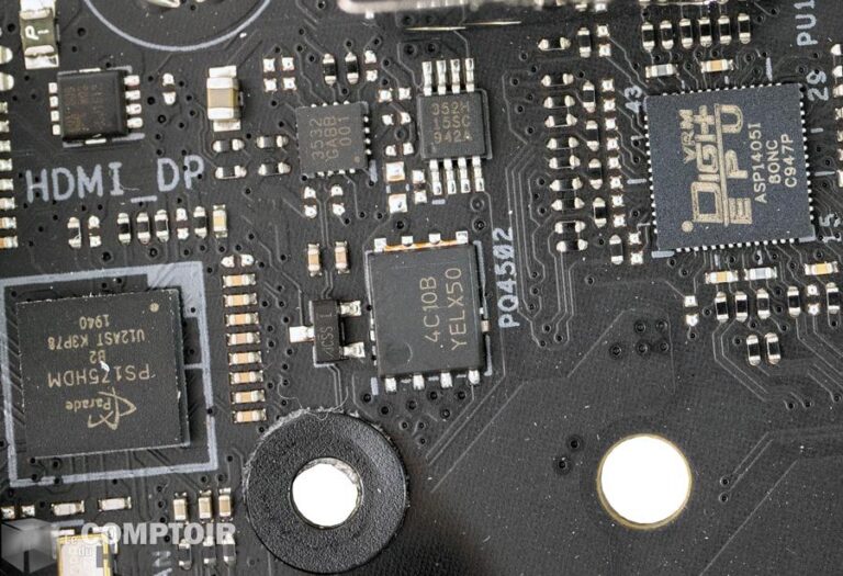 asus rog strix z490-i - contrôleur d'alimentation