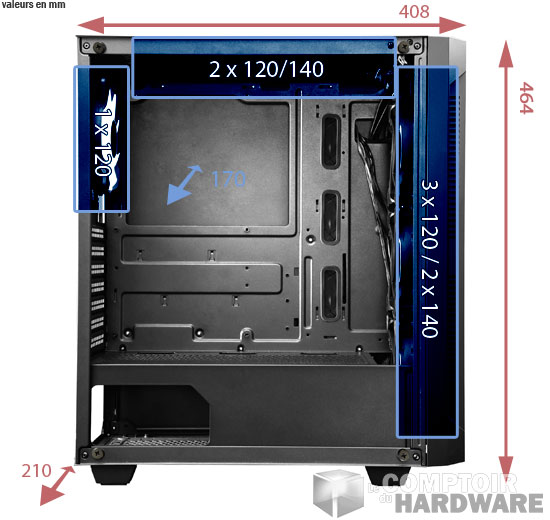 dimensions chieftec hunter