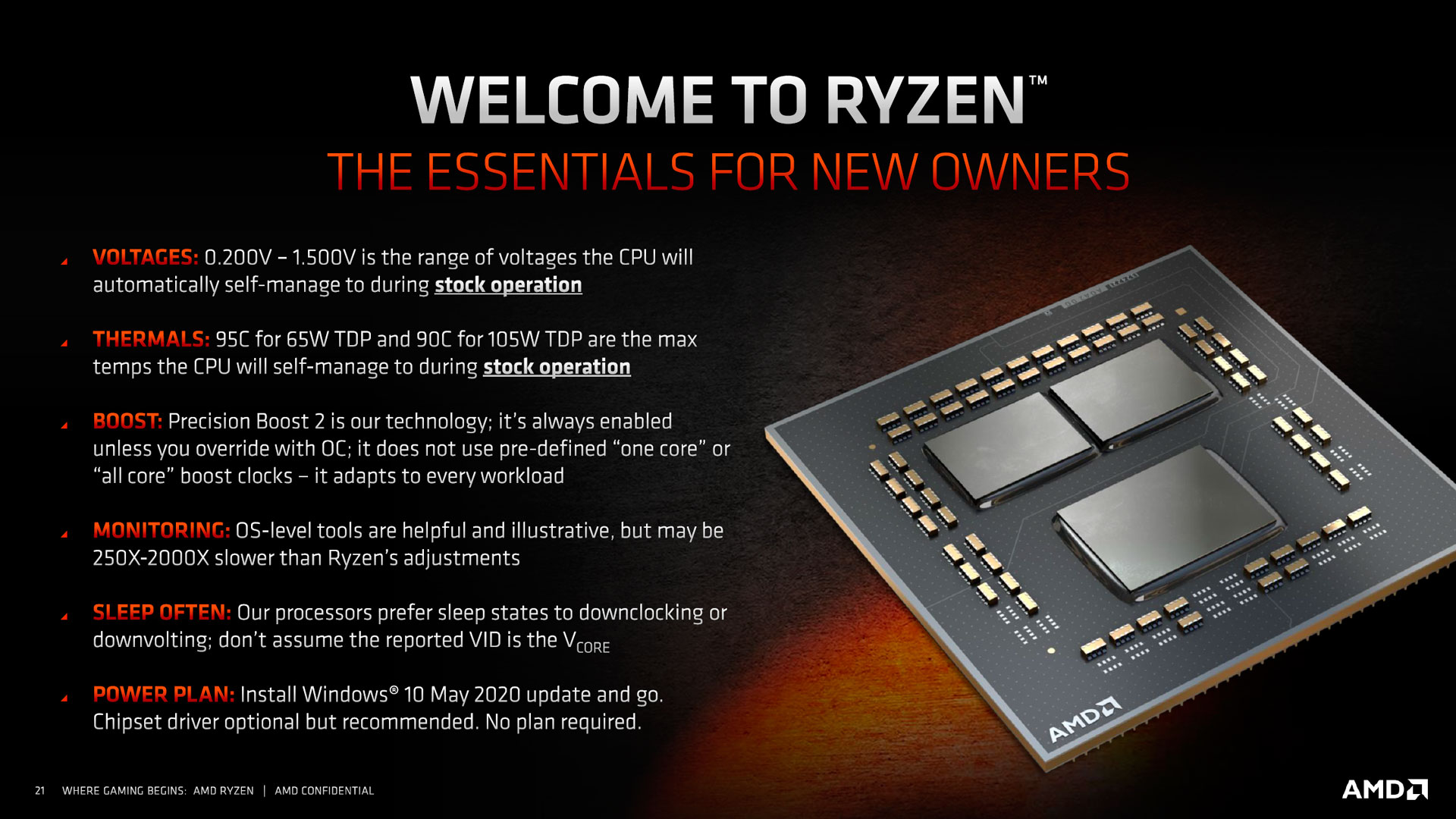 Les essentiels pour Zen 3