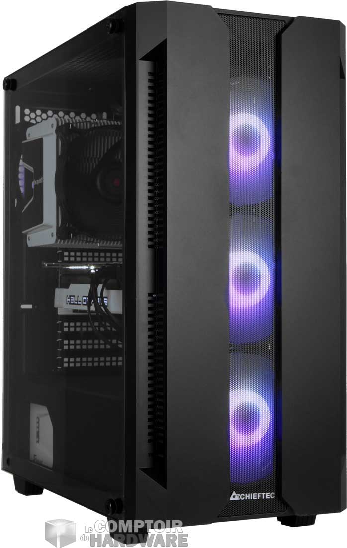 Le trio de ventilateurs en façade du Hunter