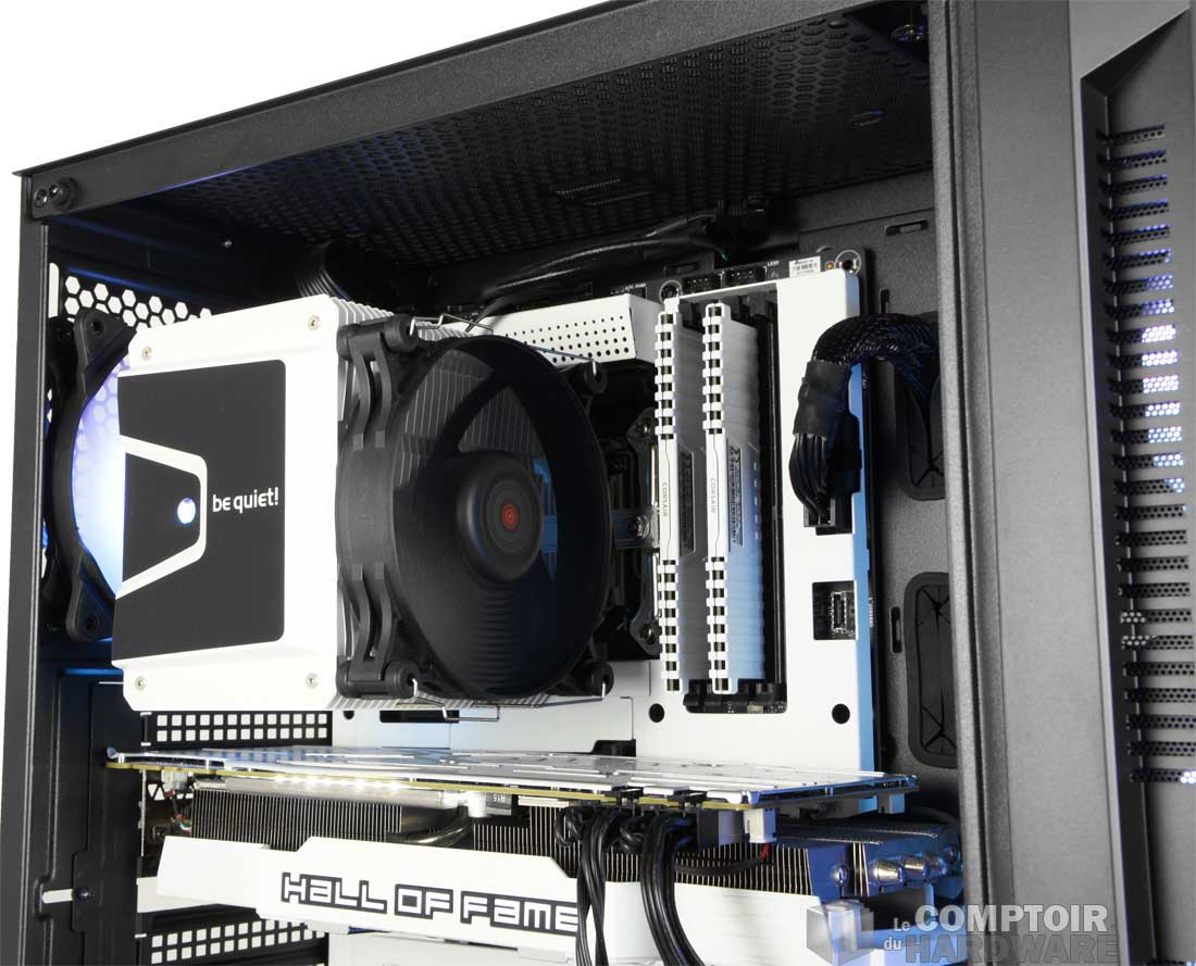 Ventilation arrière et haut du châssis