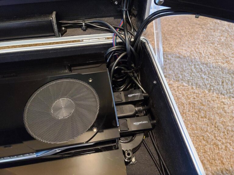 C'est limite pour les câbles