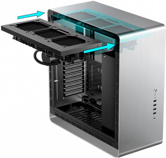 jonsbo umx6 radiateur rackable