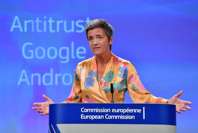 margrethe vestager europe antritrust