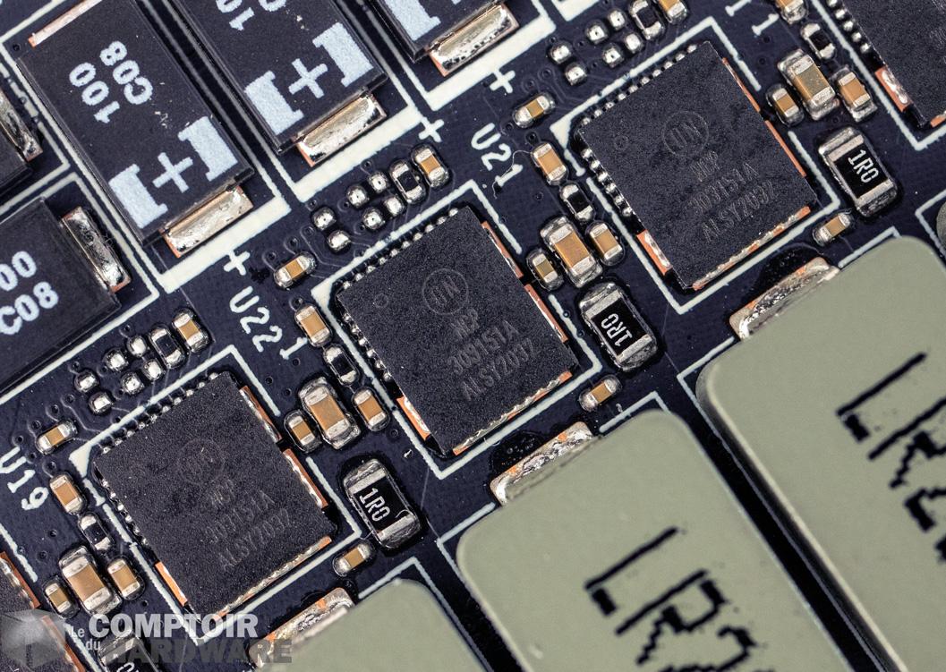 msi rtx 3090 suprim X - zoom sur les vrm