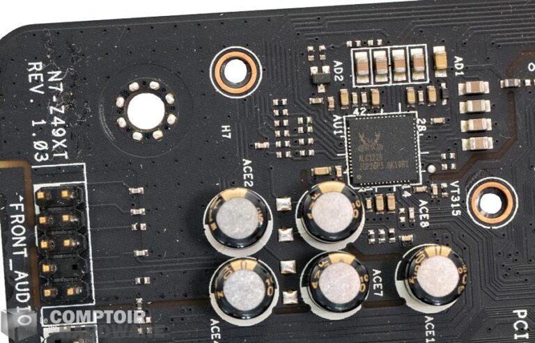 nzxt n7 z490 - circuit audio