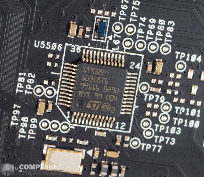 nzxt n7 z490 - puces de gestion annexe