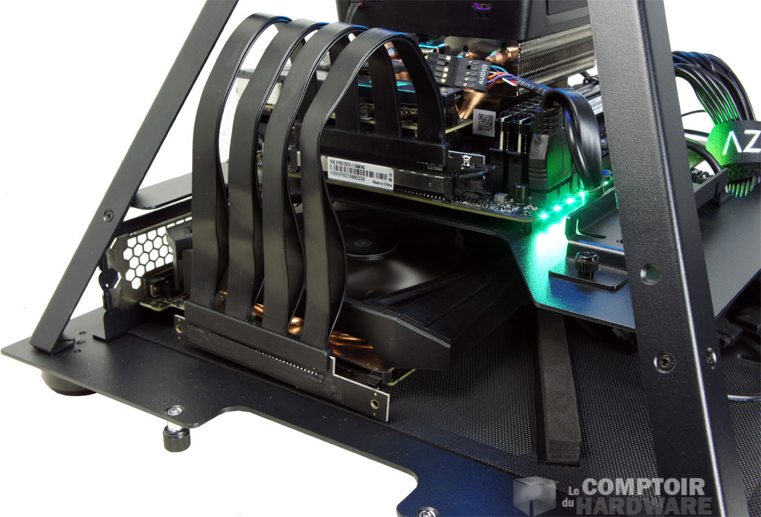 La carte graphique en place et connectée