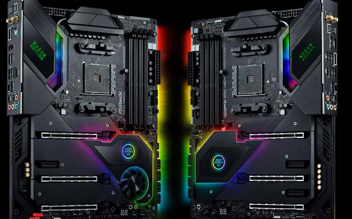 asrock x570 et b550 taichi razer edition