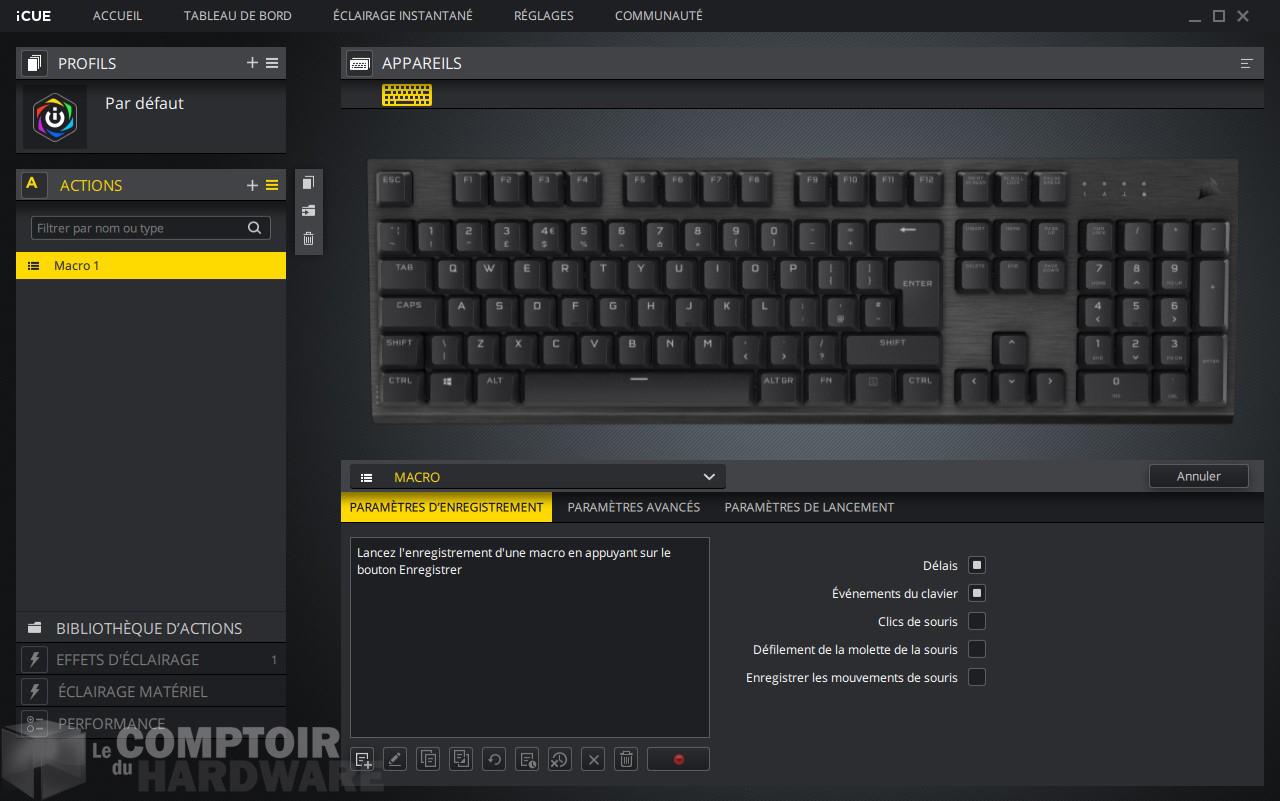 corsair k60 rgb pro low profile