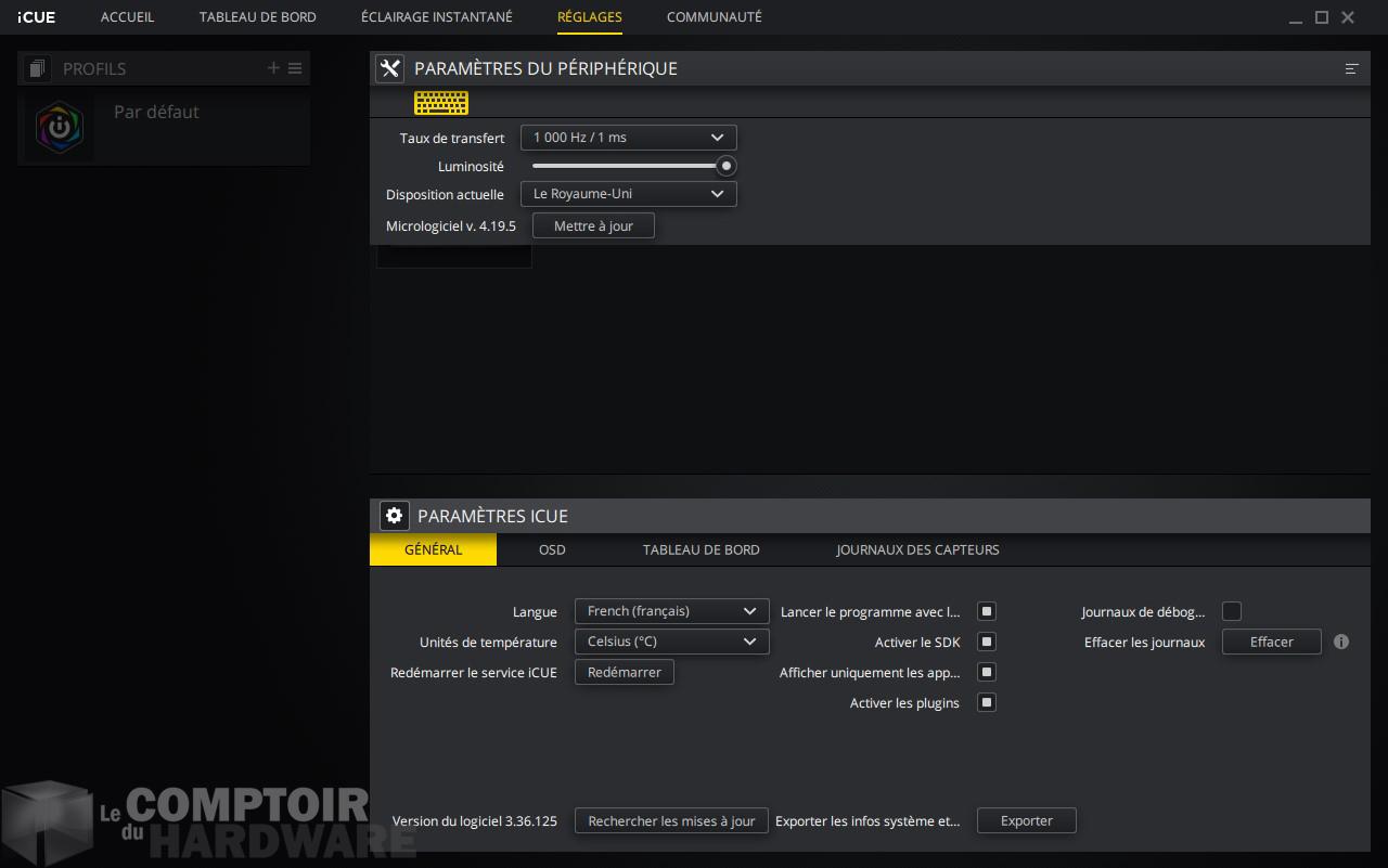 corsair k60 rgb pro low profile