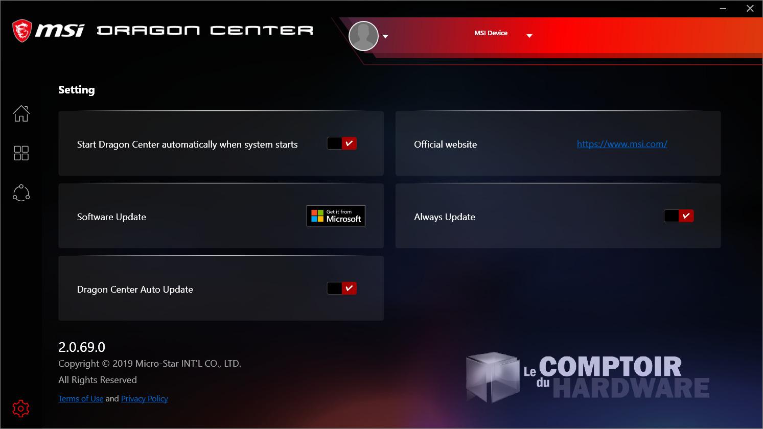 MSI VIGOR GK50 Low Profile : des réglages par-ci...