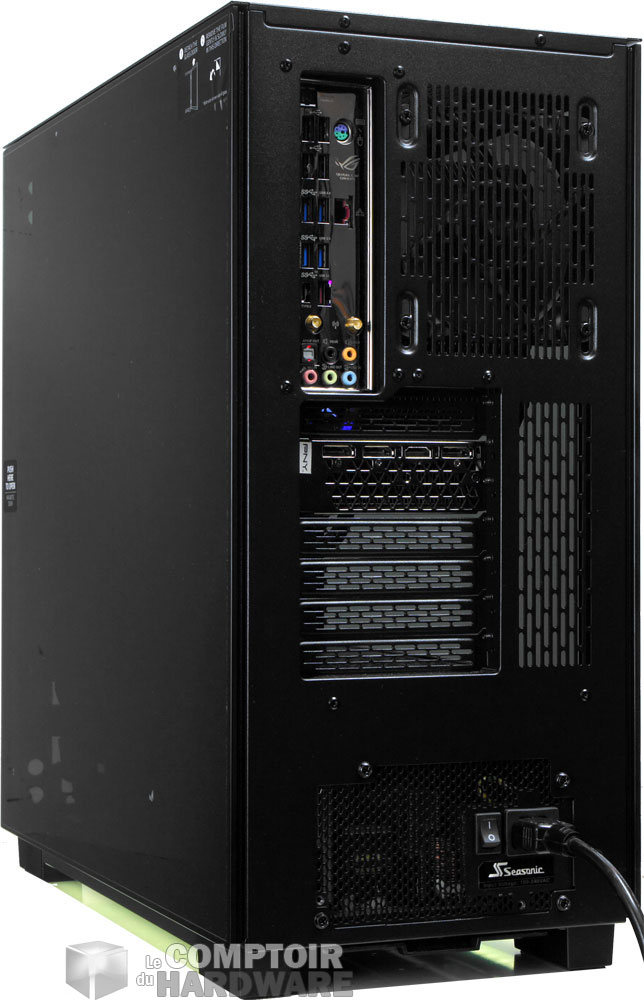 L'arrière du boîtier