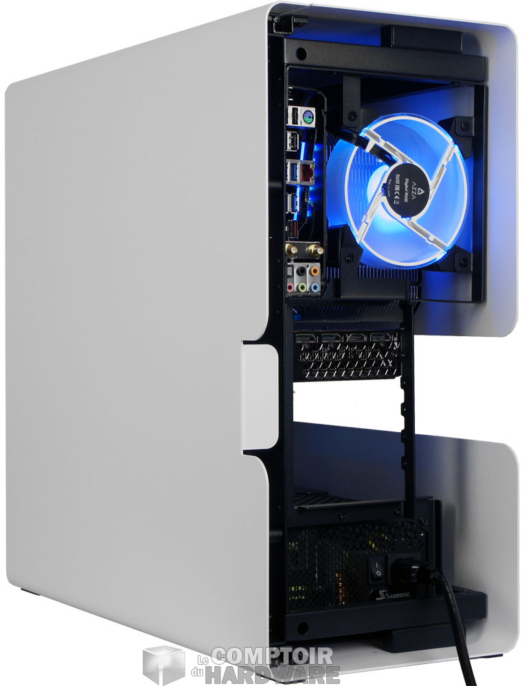 L'arrière du cast, plutôt aéré