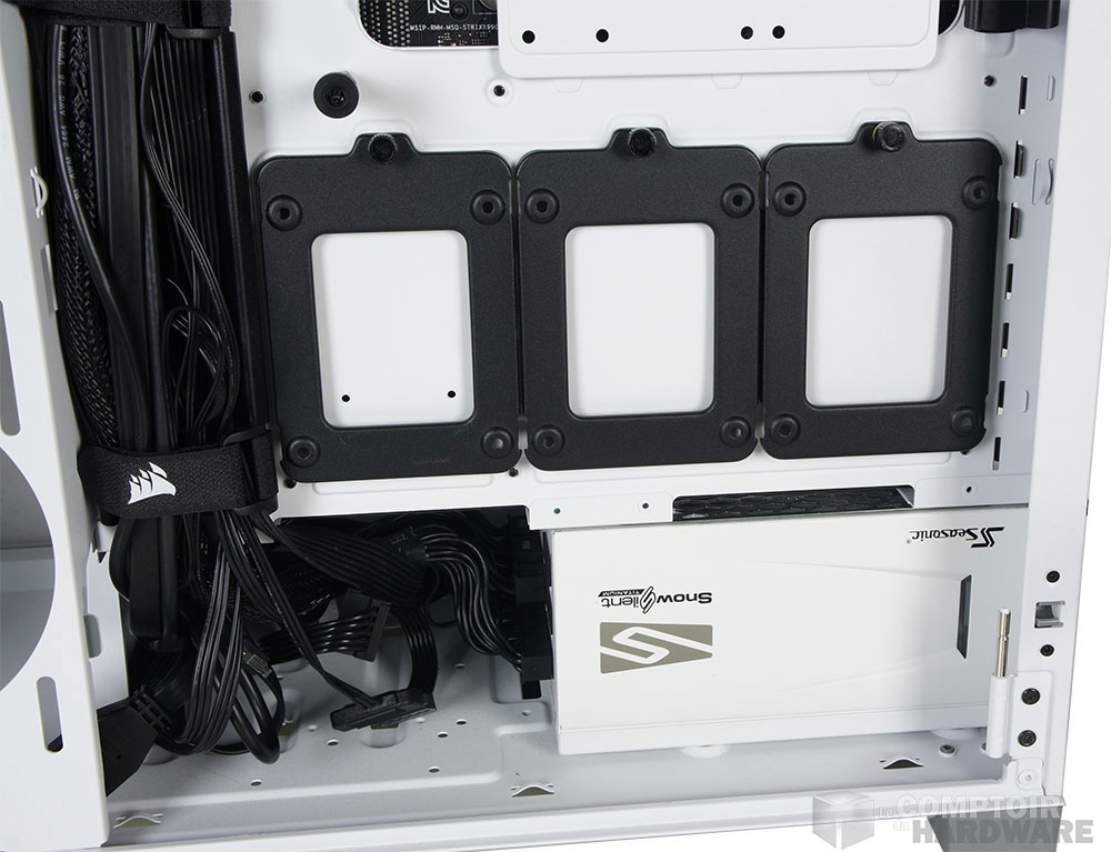 Les supports SSD dans les boîtiers